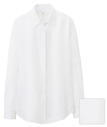 £29 - WOMEN Premium Linen Long Sleeve Shirt [UNIQLO]