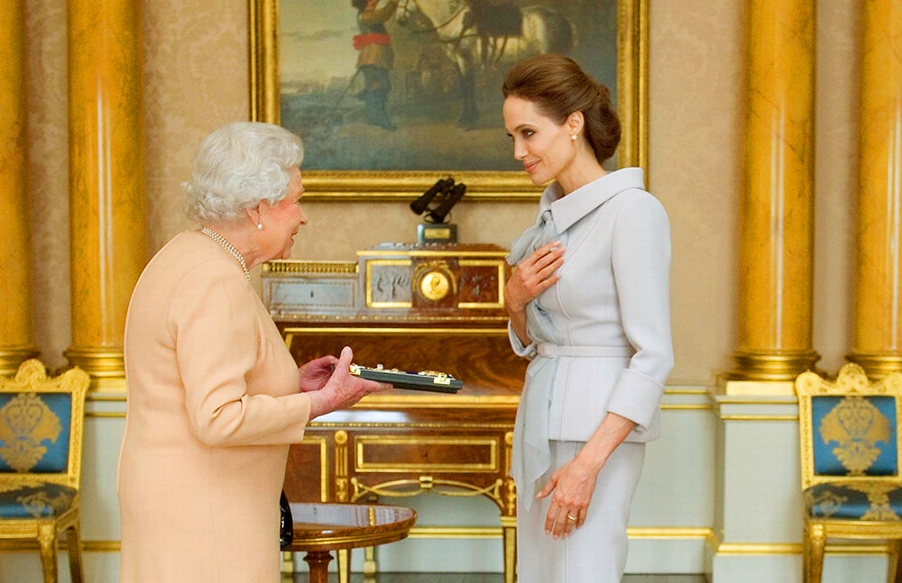 Angelina Jolie - Honorary Dame, Photo: PA