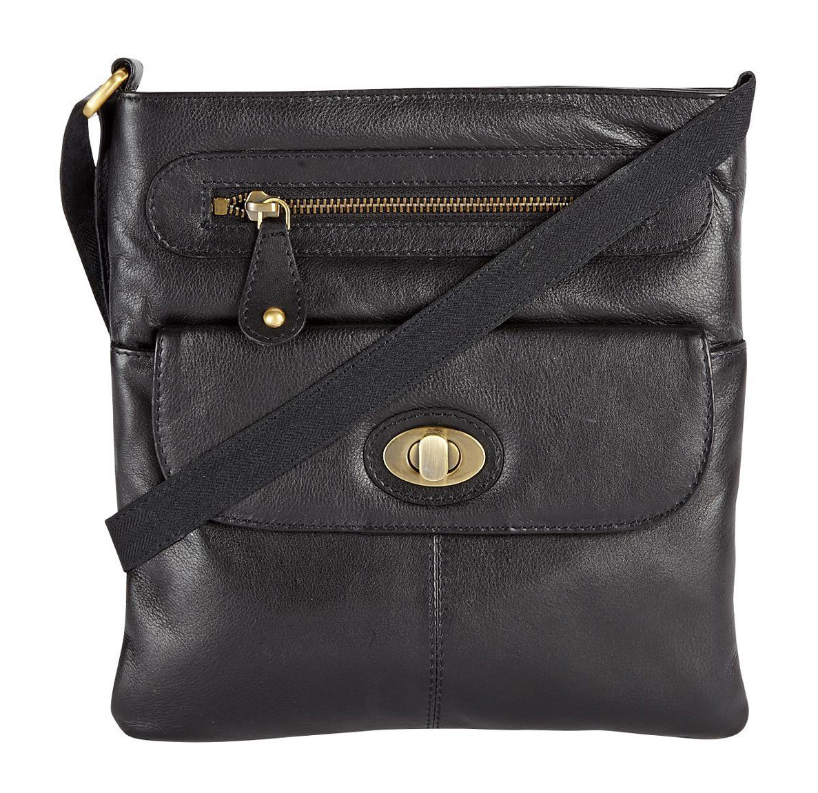 Suzanne Leather Pocket Front Crossbody Bag £26.00 - Very - Image: Very