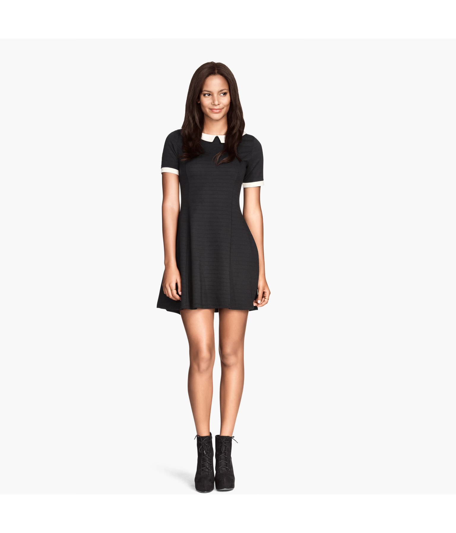 Jersey dress with a collar - £14.99 H&M