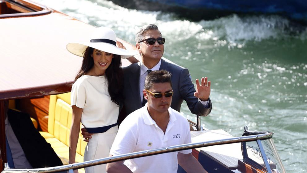 George Clooney and Amal Alamuddin's wedding: in pictures