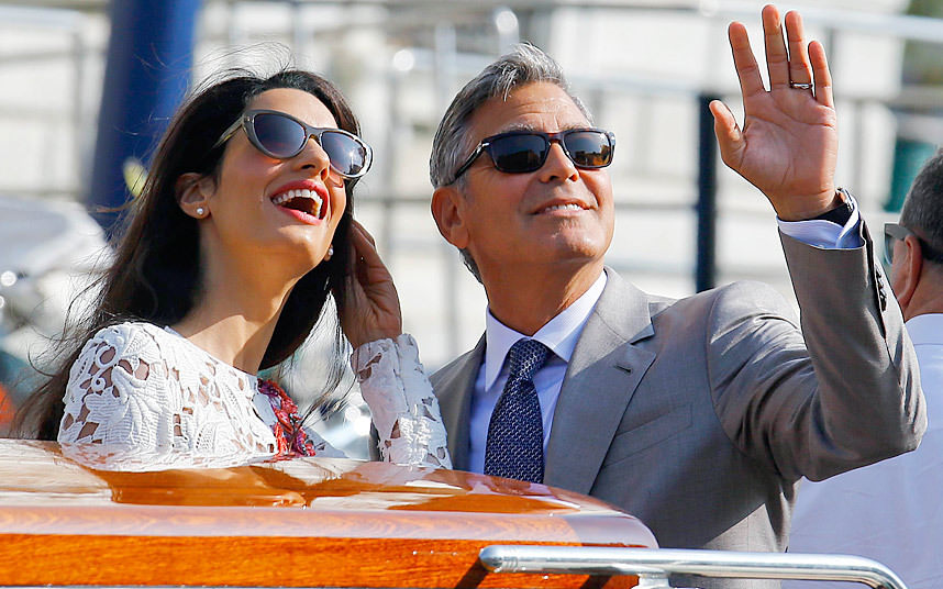 George Clooney and Amal Alamuddin's wedding: in pictures