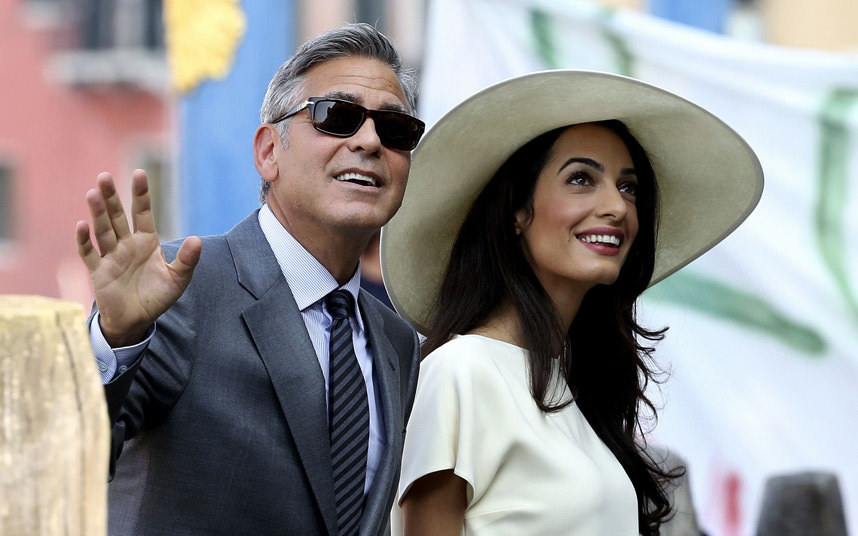 George Clooney and Amal Alamuddin's wedding: in pictures