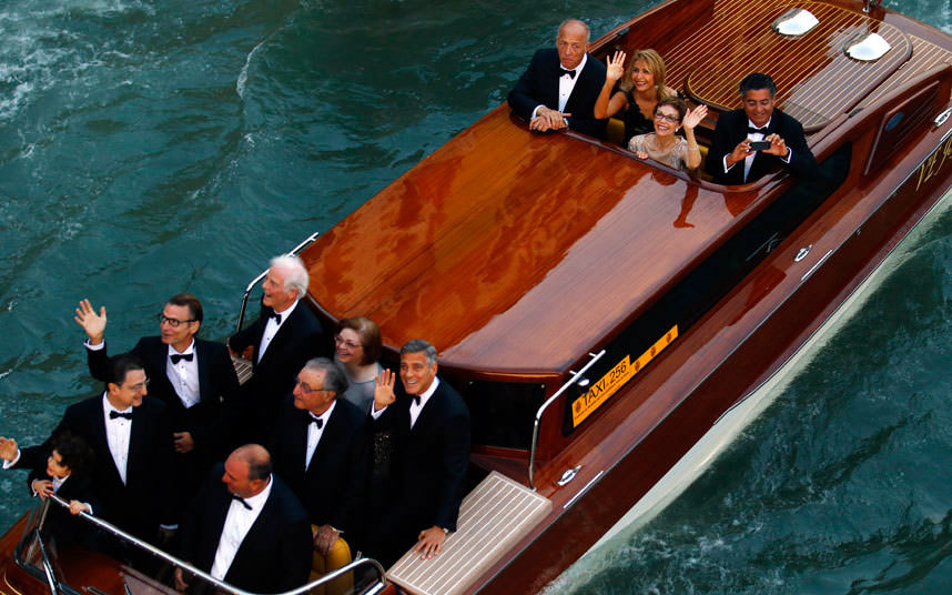 George Clooney and Amal Alamuddin's wedding: in pictures